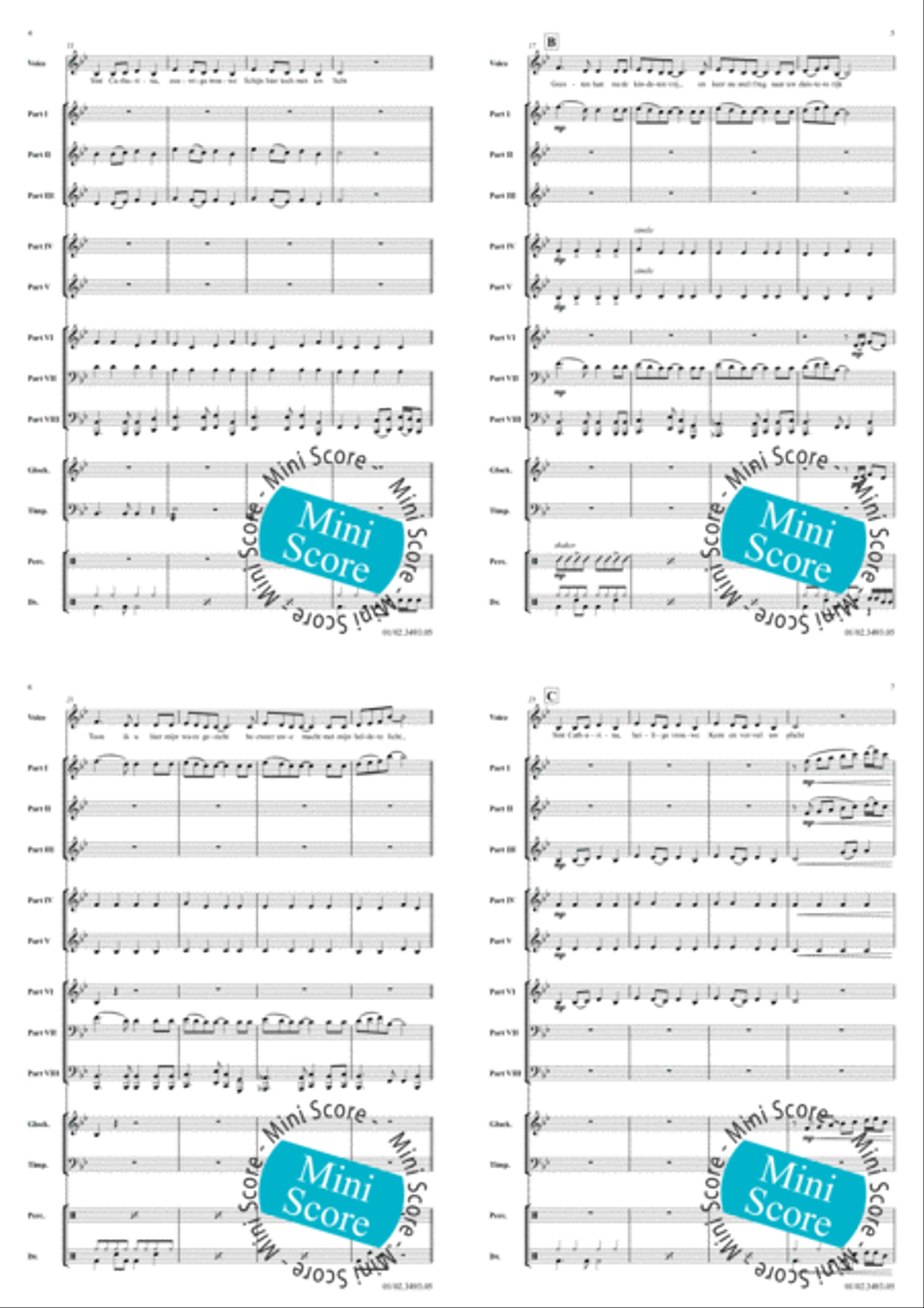 Catharines Song Catharines Song Brass Band scores gallery preview page 4