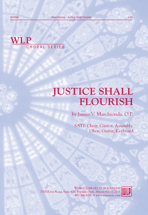 Book cover for Justice Shall Flourish: Psalm 72
