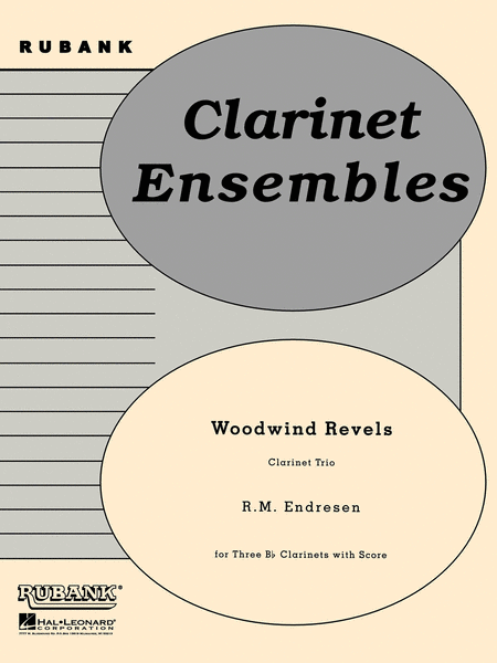 Woodwind Revels - B Flat Clarinet Trios With Score