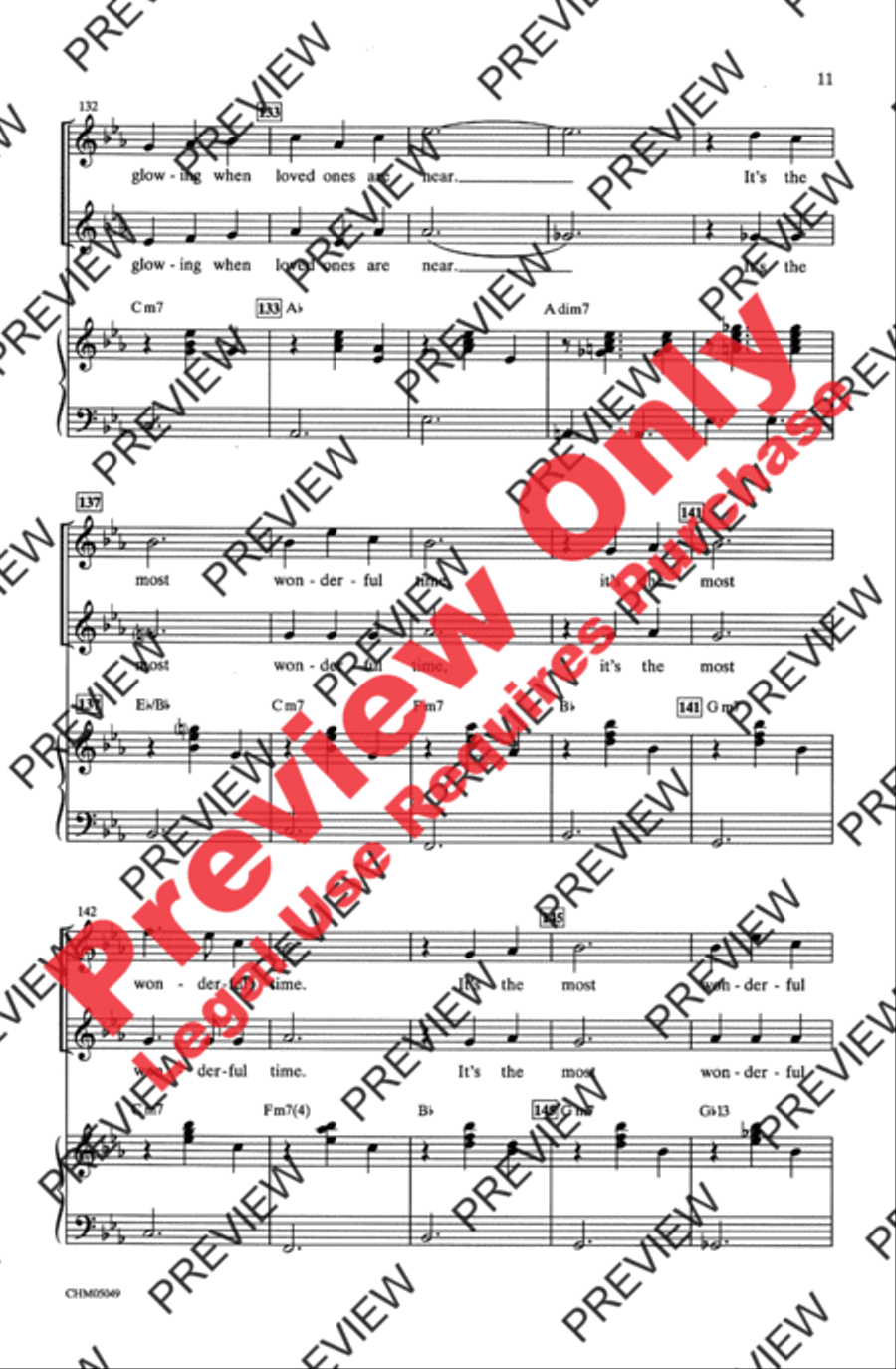 It's the Most Wonderful Time of the Year 2-Part scores gallery preview page 11