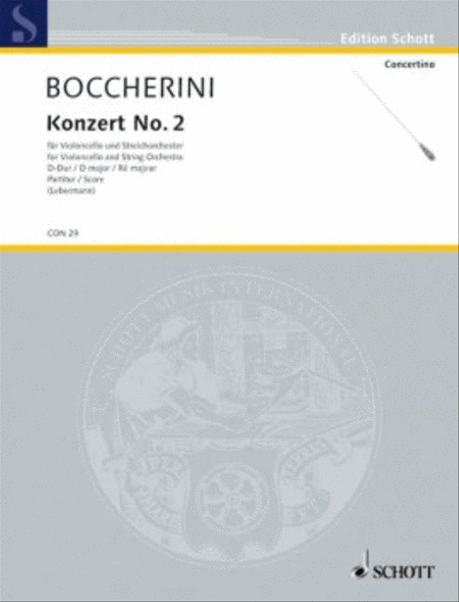 Concerto No. 2 in D Major, G. 479 Chamber Orchestra scores gallery preview page 1