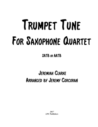 Trumpet Tune For Saxophone Quartet (SATB or AATB)