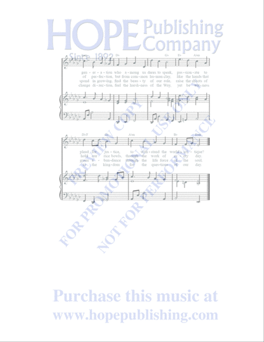 A Place at the Table Choir scores gallery preview page 95