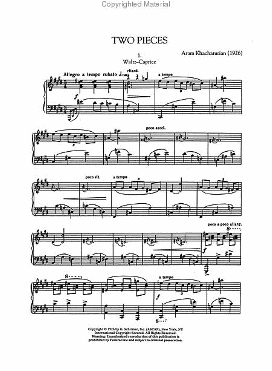 Concert Works for Piano Piano Solo scores gallery preview page 2