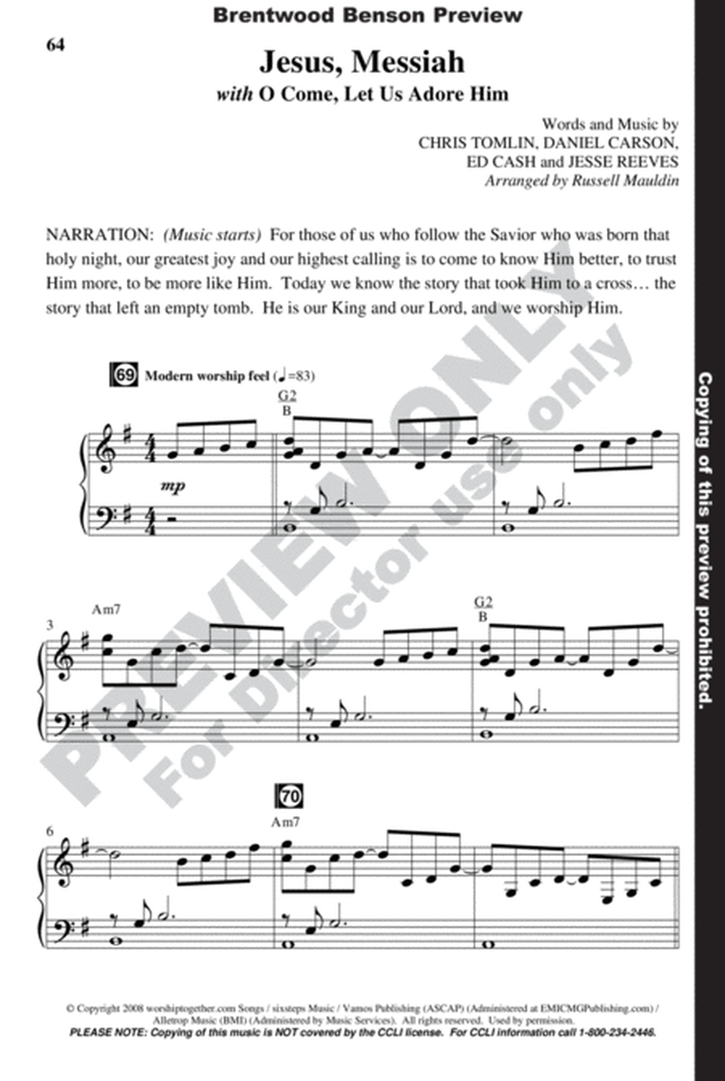 Mary Did You Know? (Choral Book) image number null
