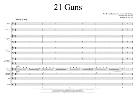 21 Guns (Vocals with Rhythm Section/Rock Band) image number null