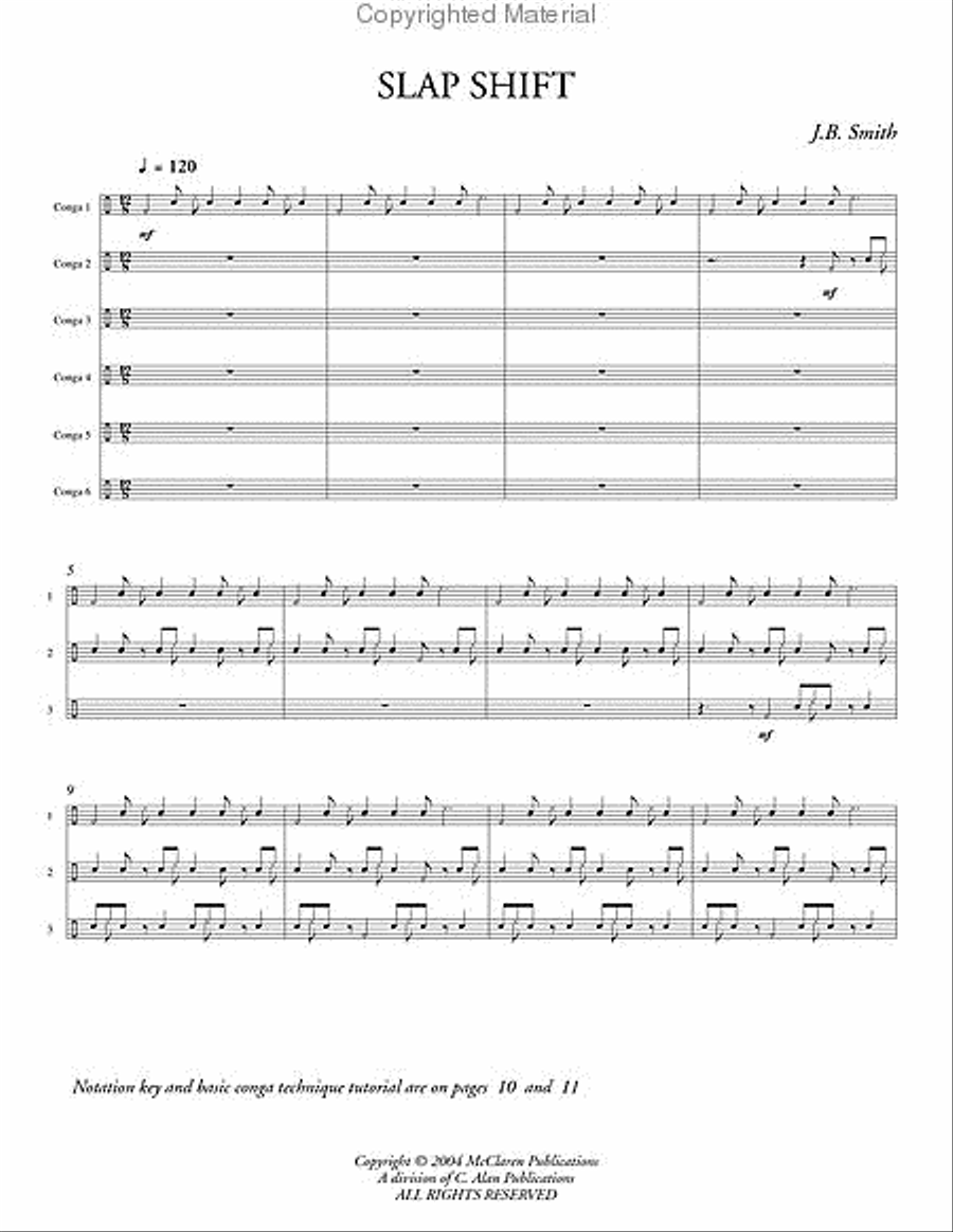 Slap Shift Slap Shift Percussion Ensemble scores gallery preview page 2