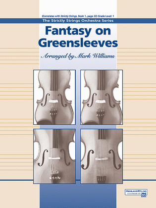 Book cover for Fantasy on Greensleeves