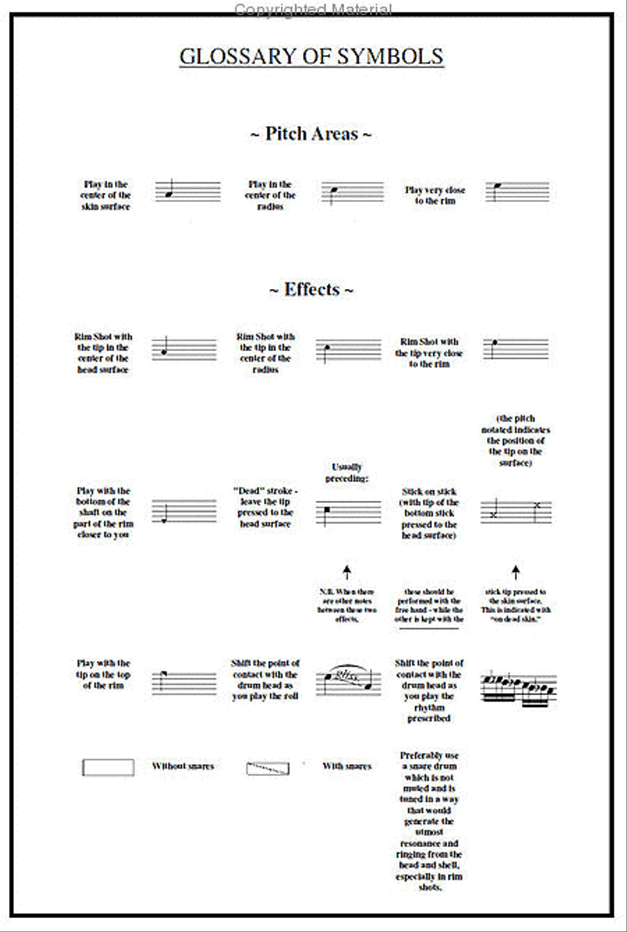 Apocalyptic Passacaglia Percussion scores gallery preview page 5
