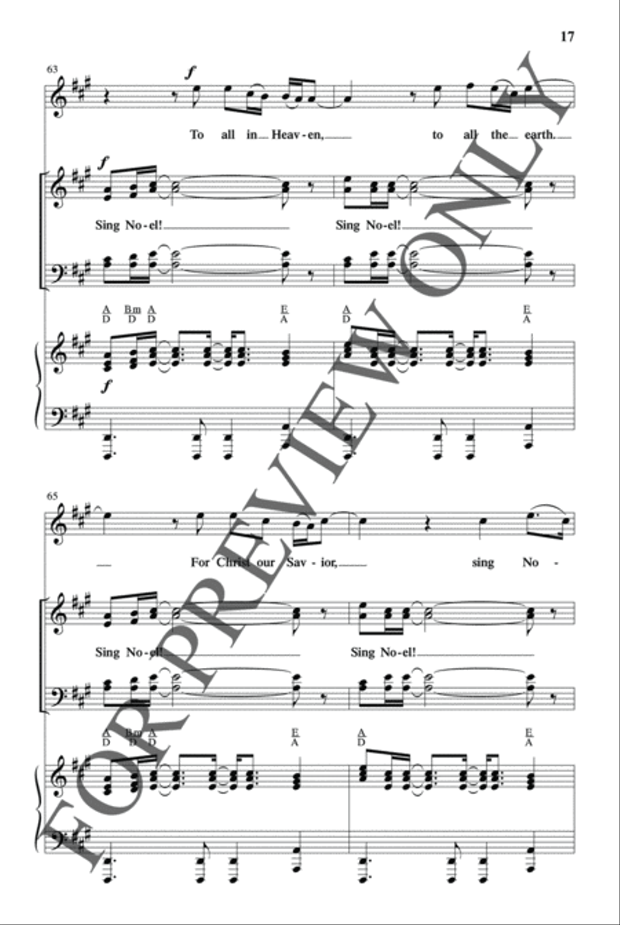 We Sing Noel - Choral Book Choir scores gallery preview page 18