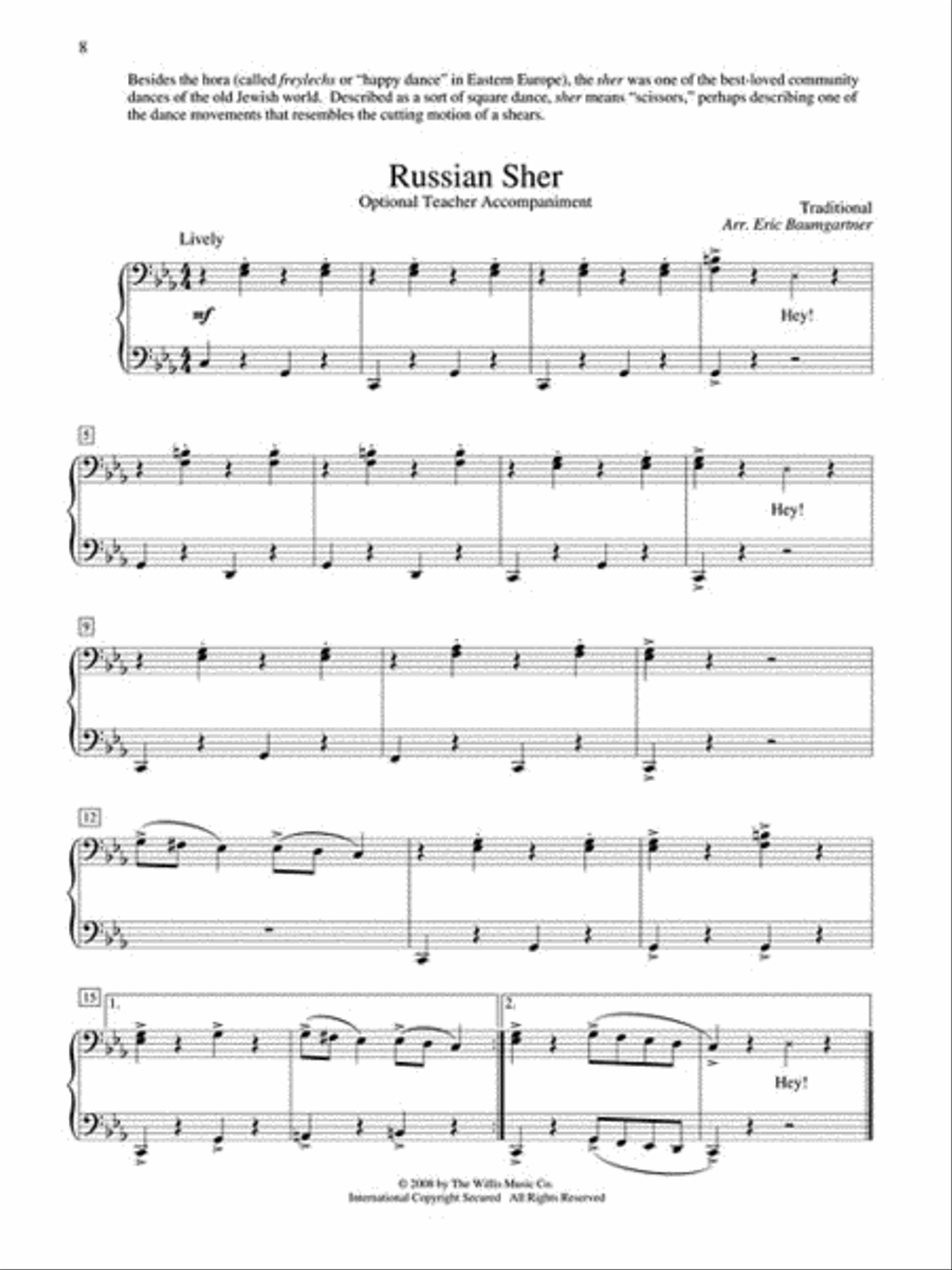 Teaching Little Fingers to Play More Jewish Favorites Piano Method scores gallery preview page 5