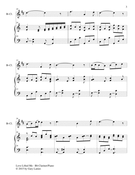 GOSPEL HYMNS, Set III & IV (Duets - Clarinet and Piano with Parts) image number null