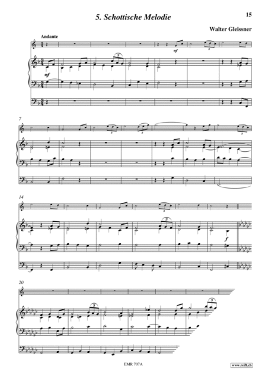 Alphorn & Organ Organ scores gallery preview page 8