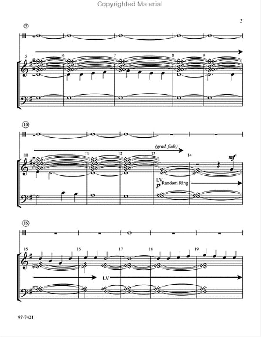 O Morning Star, How Fair and Bright Handbell Choir scores gallery preview page 3