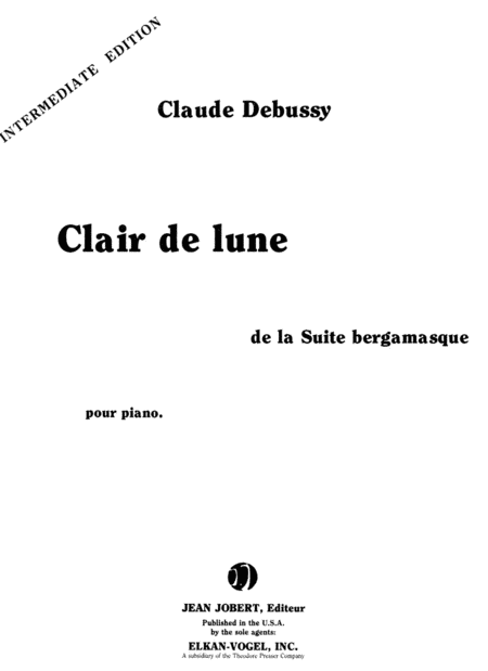 Claude Debussy : Clair De Lune