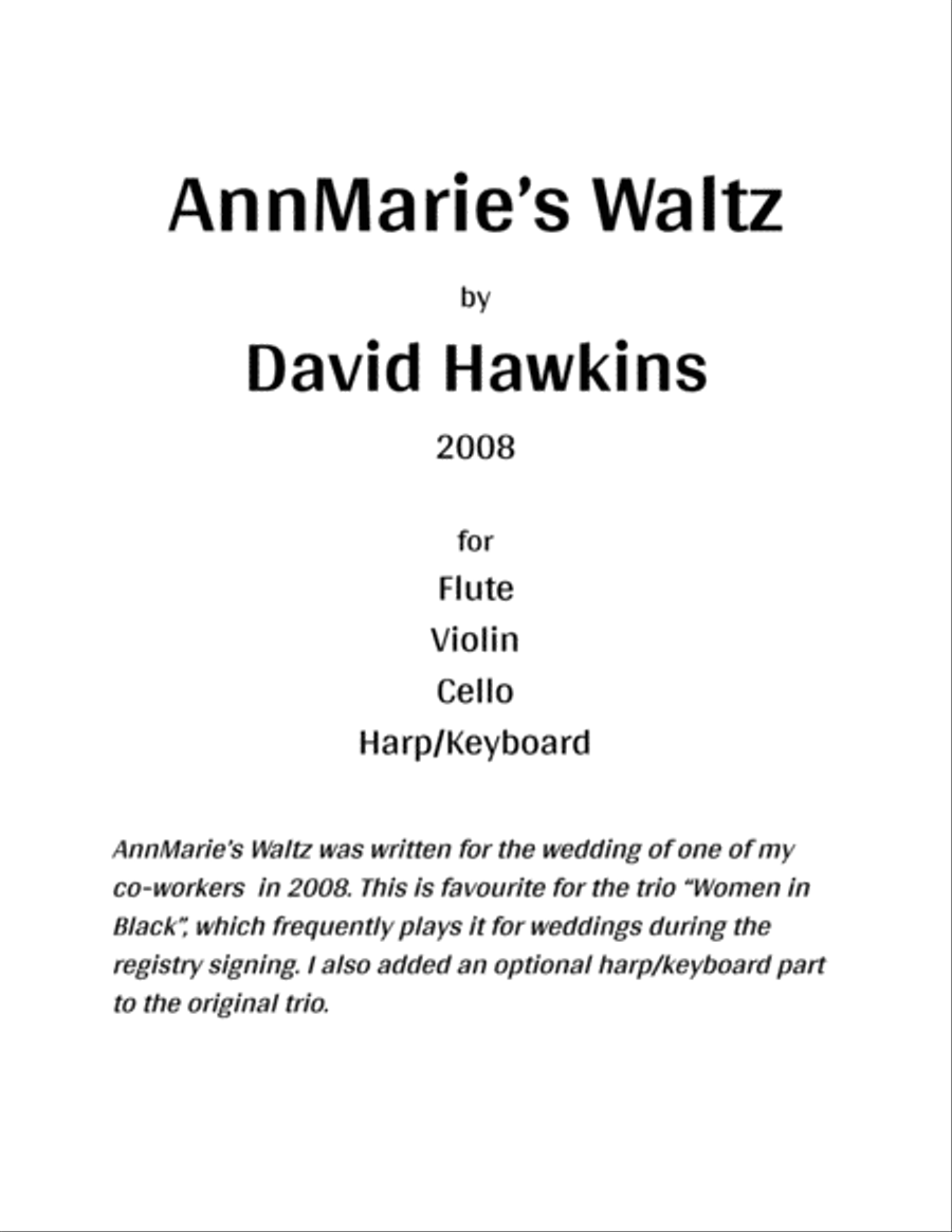 AnnMarie's Waltz (with harp/keyboard) image number null