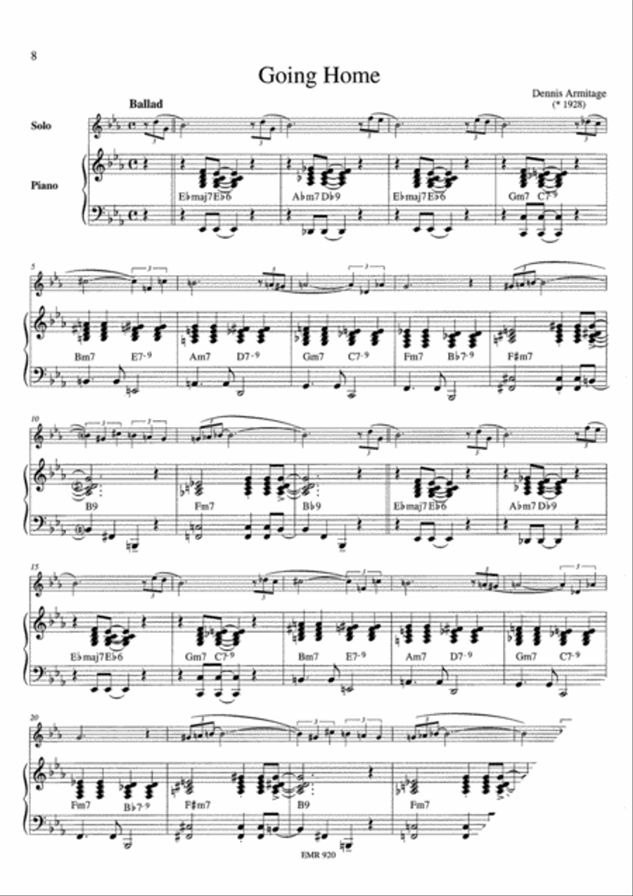 Ballad Clarinet Duet scores gallery preview page 5