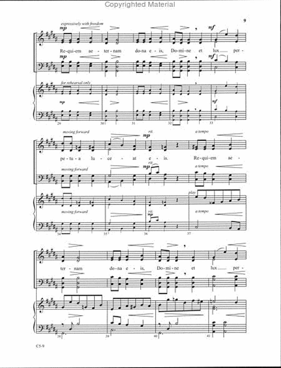 Requiem 4-Part scores gallery preview page 7