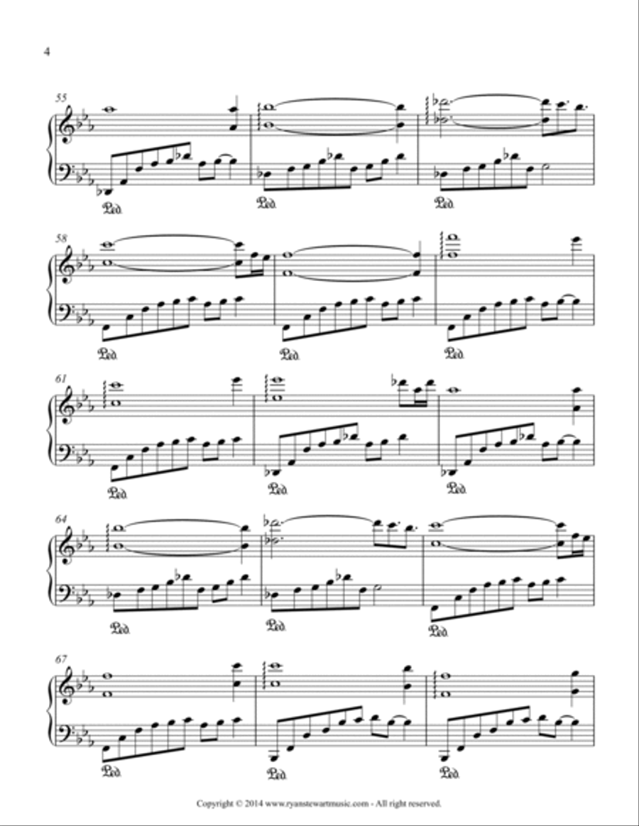 Windows of Time Piano Solo scores gallery preview page 4