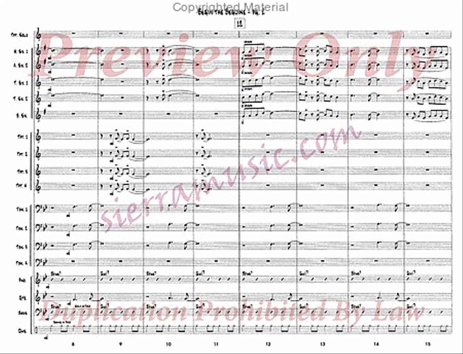Begin the Beguine (for Doc) Jazz Ensemble scores gallery preview page 3