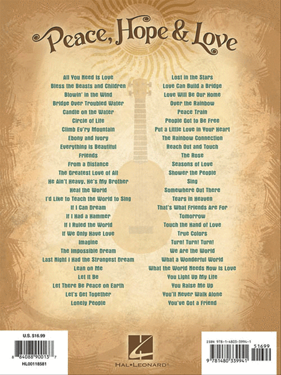 Peace, Hope & Love Peace, Hope & Love Ukulele scores gallery preview page 2