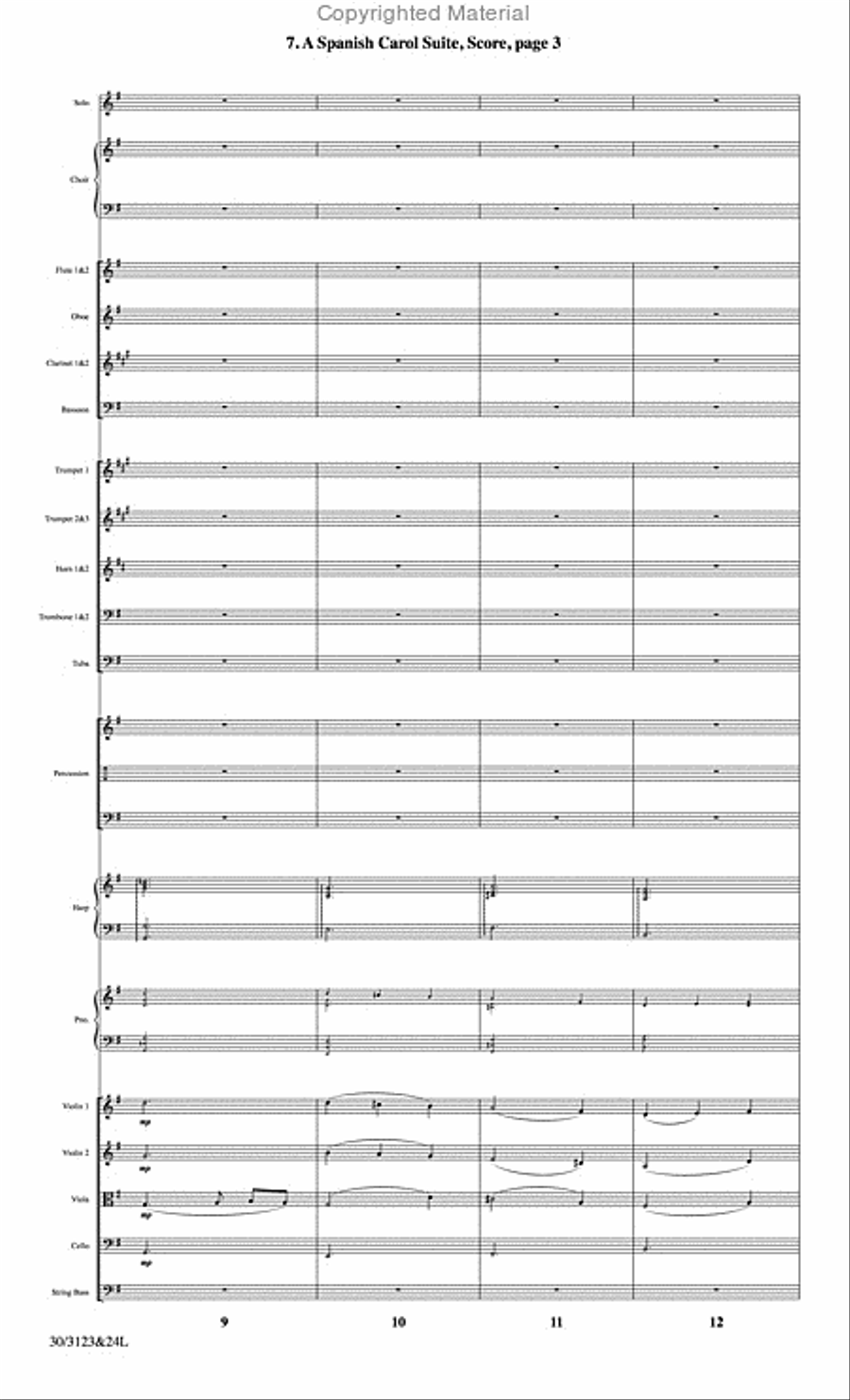 The Christmas Story - Set of Parts Choir scores gallery preview page 60