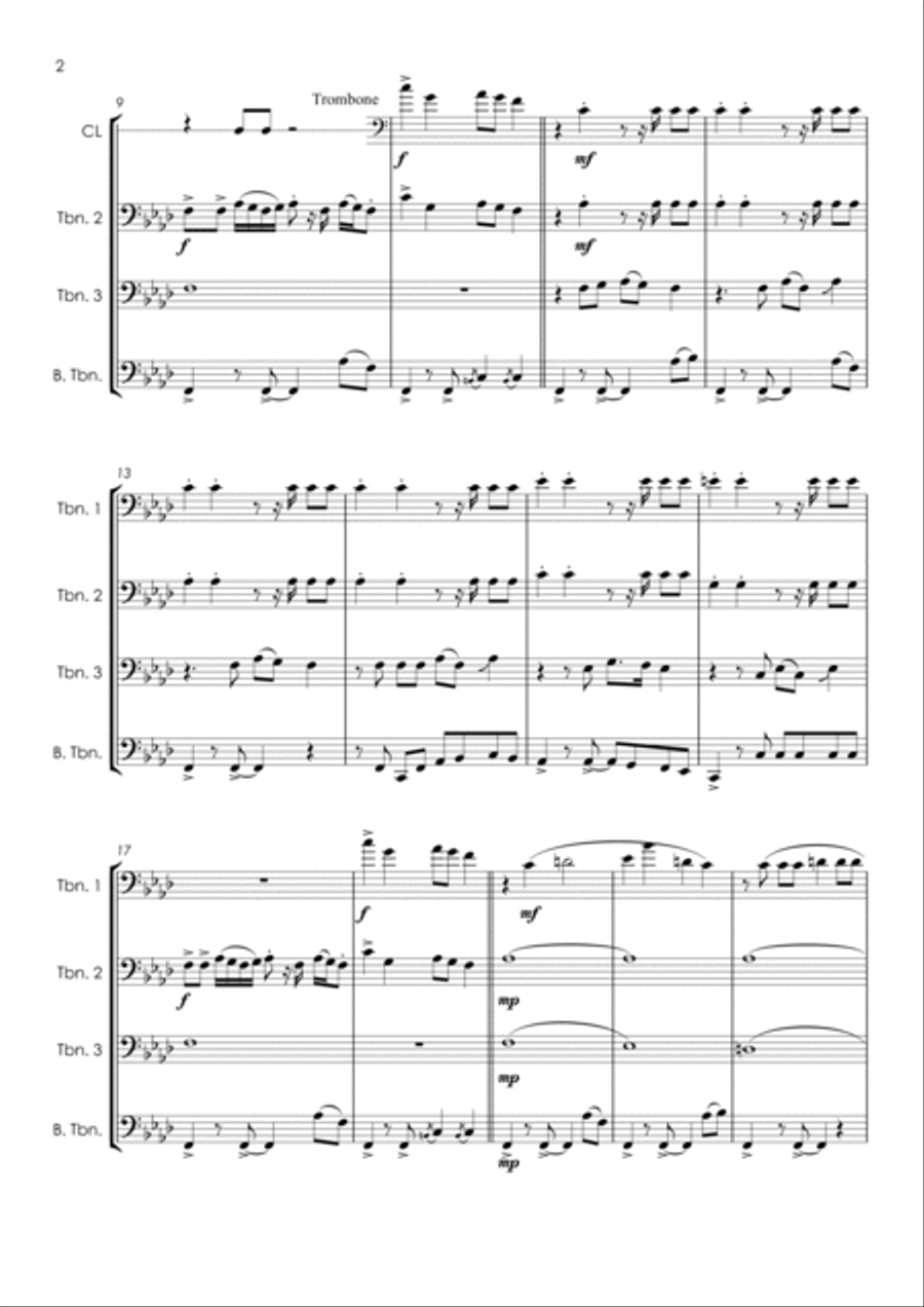 Toxic Brass Quartet scores gallery preview page 4