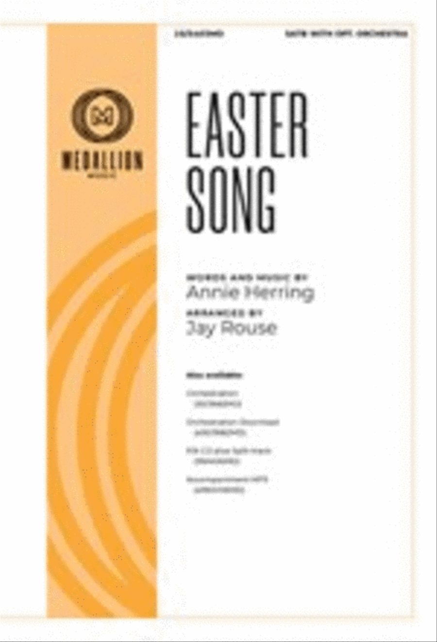 Easter Song 4-Part scores gallery preview page 1