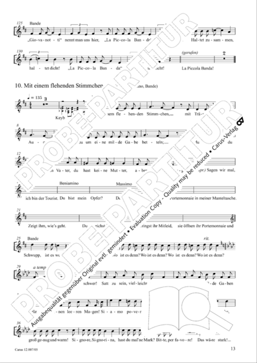 La Piccola Banda Children's Choir scores gallery preview page 14