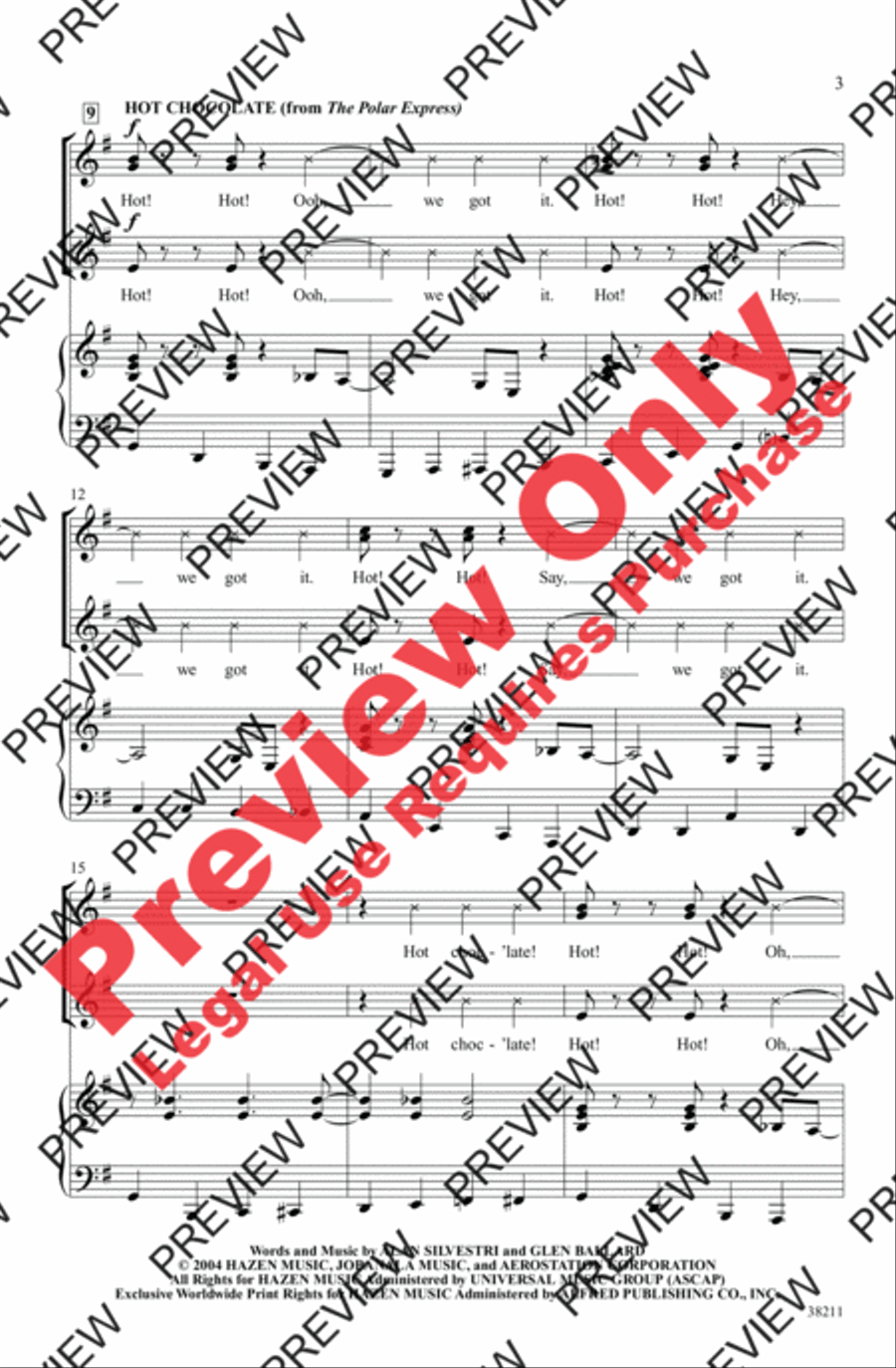 A Winter Blast! A Winter Blast! Women's Choir scores gallery preview page 3