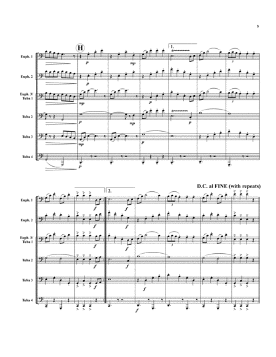 Radetzky March Large Ensemble scores gallery preview page 6