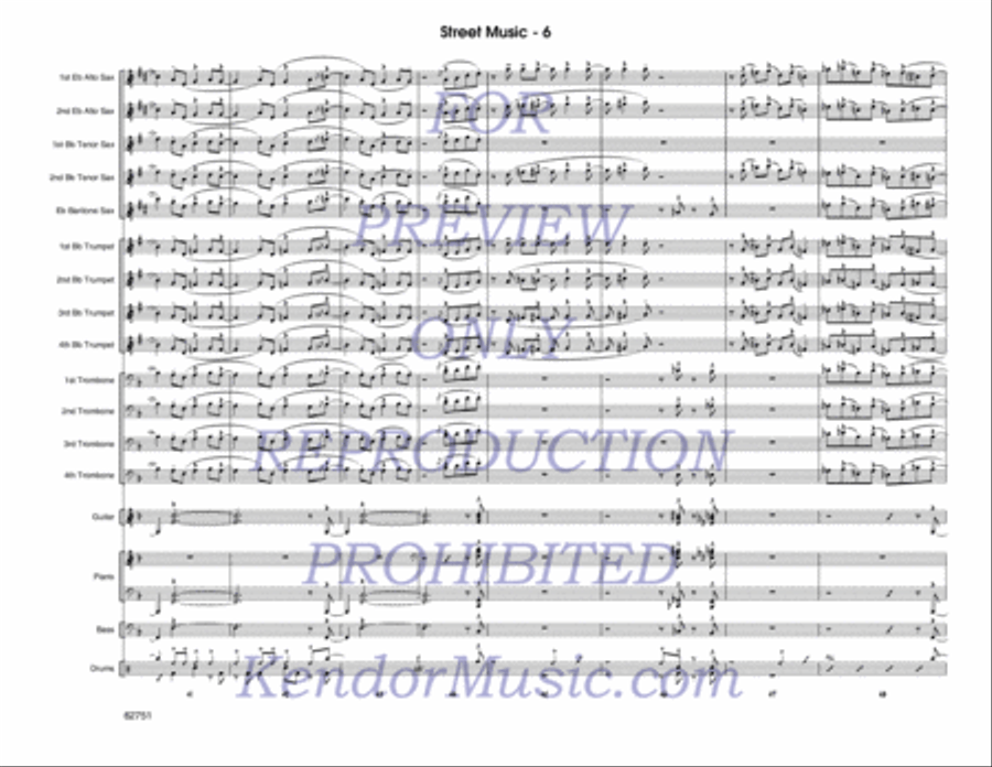Street Music Jazz Ensemble scores gallery preview page 7