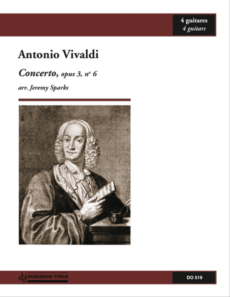 Concerto op. 3, no. 6 Guitar Ensemble scores gallery preview page 1