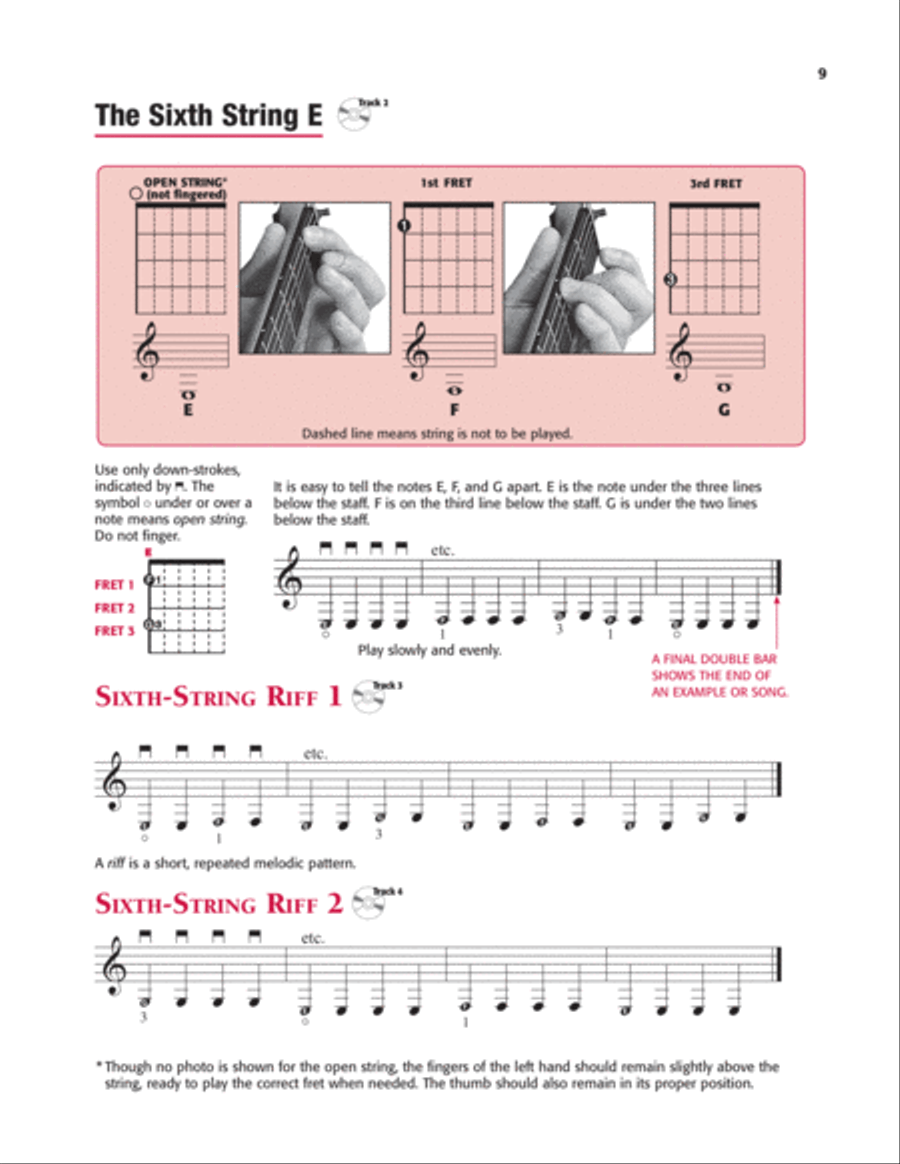 Alfred's Basic Rock Guitar Method, Book 1 Electric Guitar scores gallery preview page 4