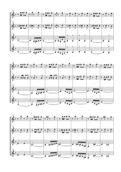 Florentiner March for Clarinet Quartet image number null