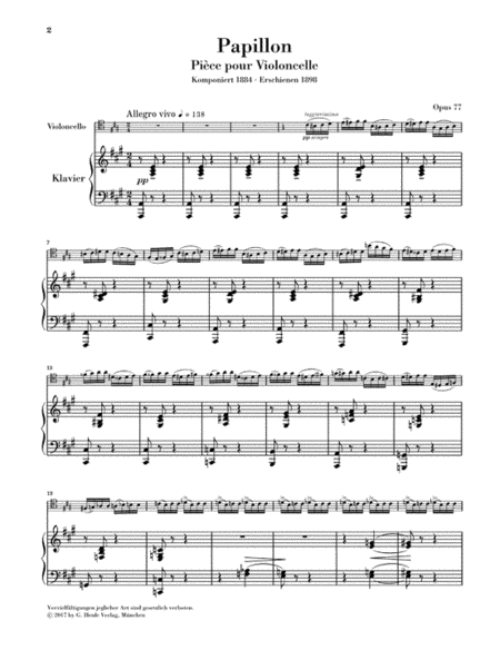 Papillon, Op. 77