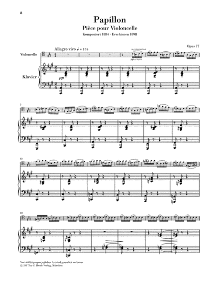 Papillon, Op. 77 Papillon, Op. 77 Piano Accompaniment scores gallery preview page 2