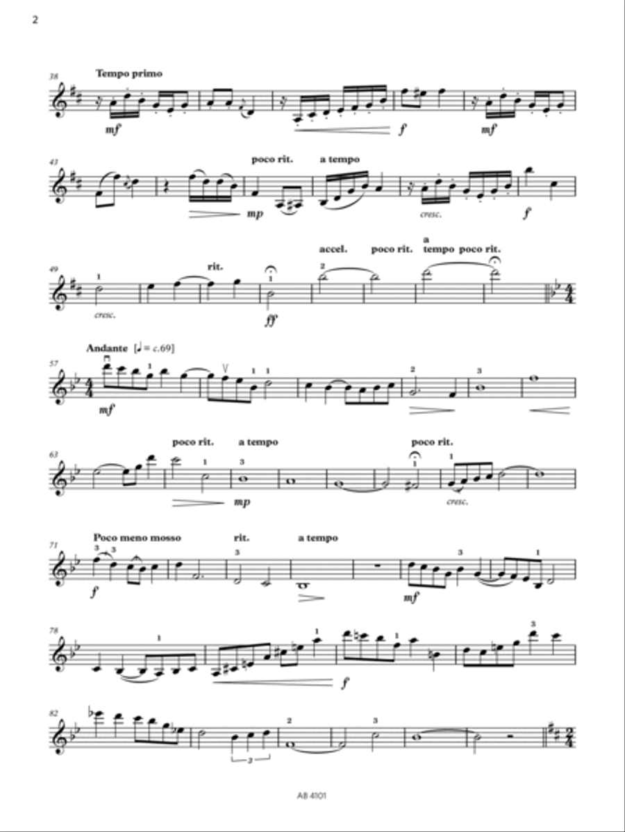 Elfentanz (Grade 7, C2, from the ABRSM Violin Syllabus from 2024) Violin Solo scores gallery preview page 2