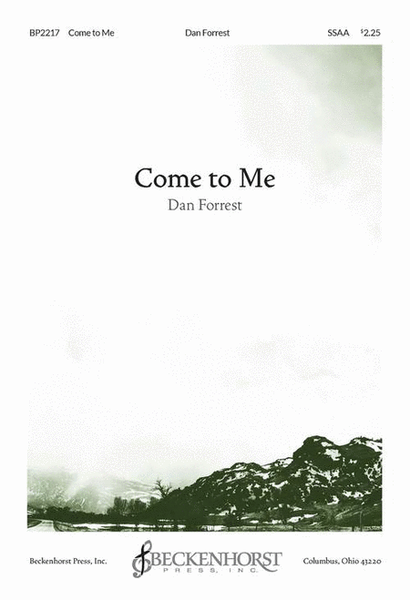 Come to Me - SSAA image number null