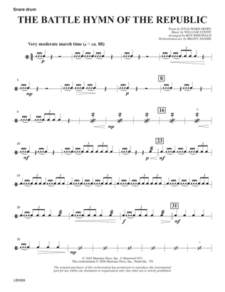 Battle Hymn of the Republic (arr. Roy Ringwald) - Snare Drum