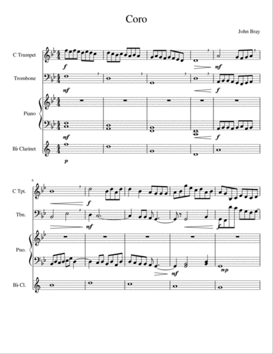 Coro Small Ensemble scores gallery preview page 1
