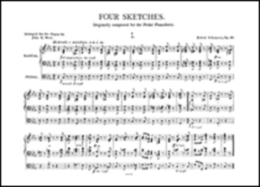 Robert Schumann: Four Sketches Op.58 No.1-2