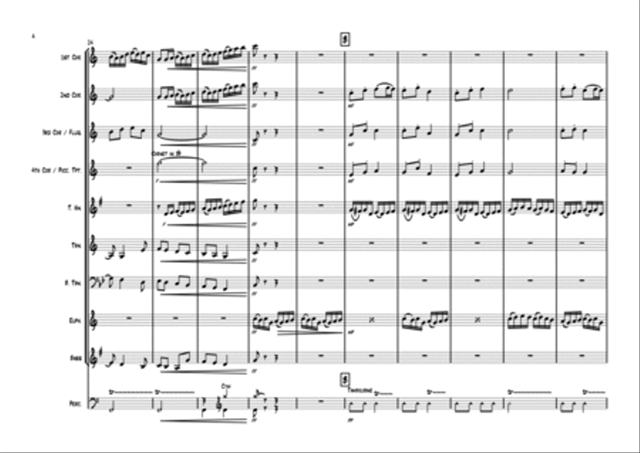 Dance of the Tumblers Brass Ensemble scores gallery preview page 5