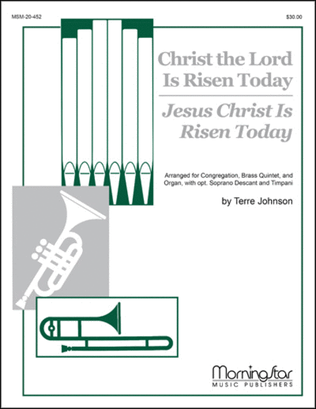 Book cover for Christ the Lord Is Risen Today (Jesus Christ Is Risen Today) (Easter Hymn)