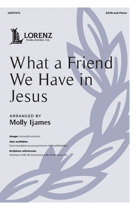 Book cover for What a Friend We Have In Jesus