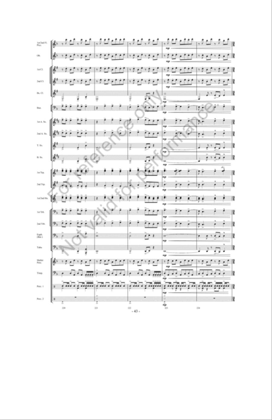 Zeus: King Of The Gods Zeus: King Of The Gods Concert Band scores gallery preview page 42