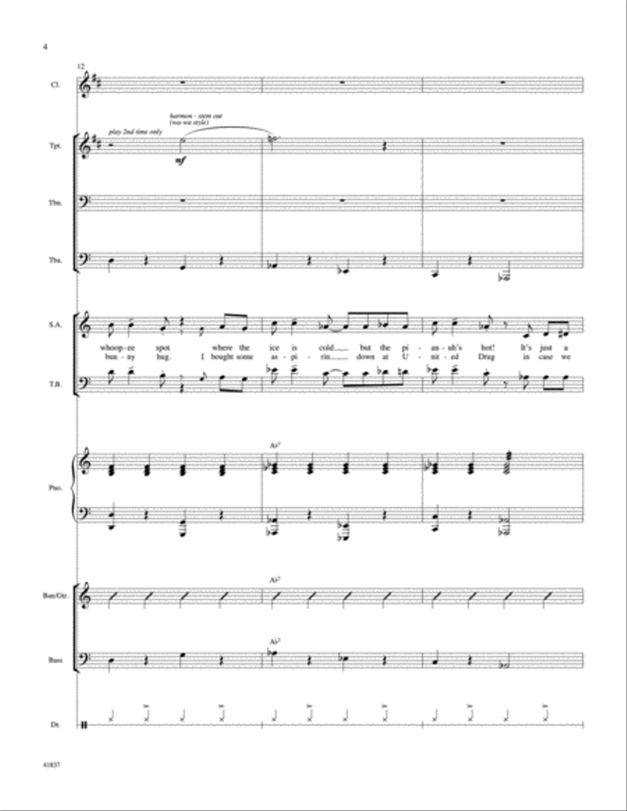 And All That Jazz: Score And All That Jazz: Score Score scores gallery preview page 5