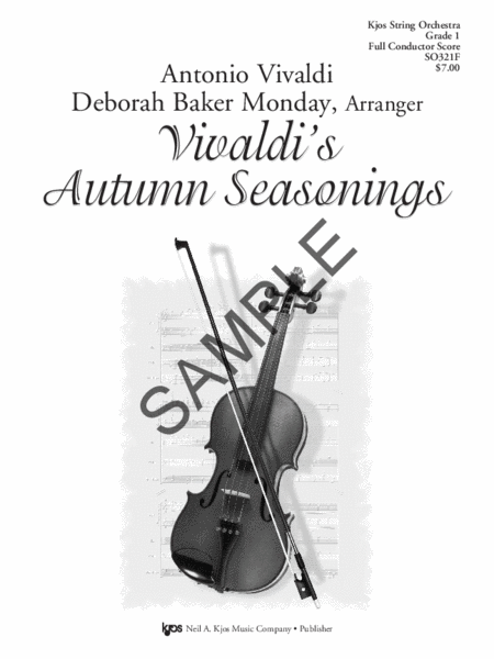 Vivaldi's Autumn Seasonings - Score