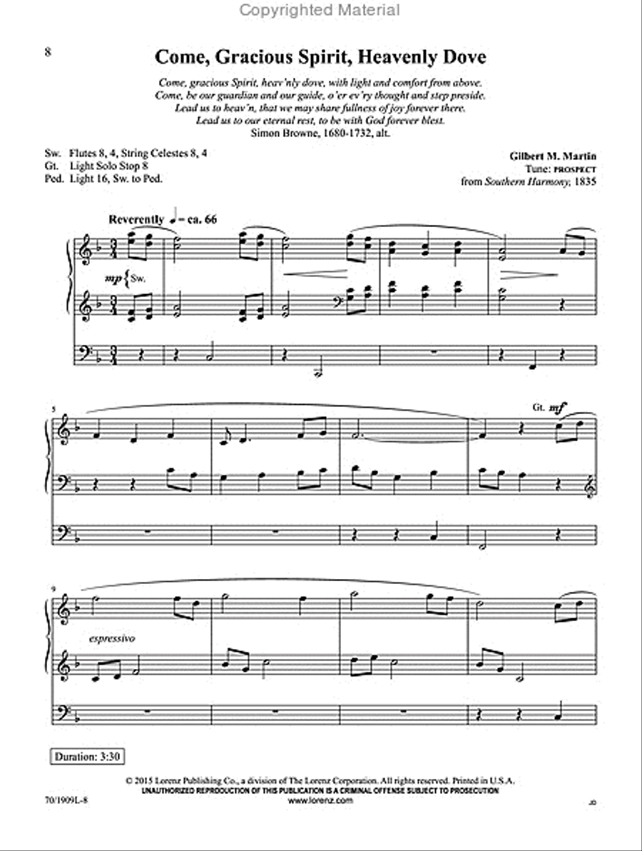 Hark! I Hear the Harps Eternal Harp scores gallery preview page 4