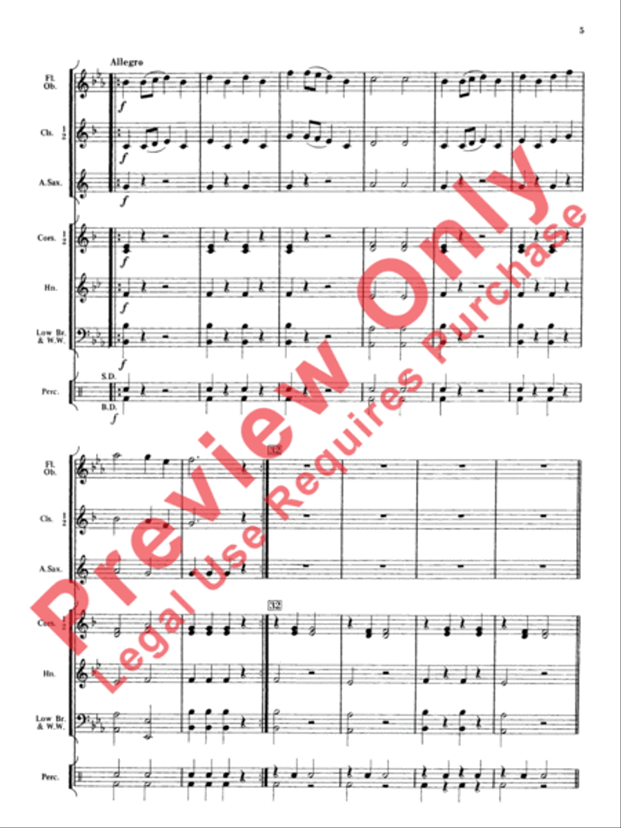 Chant and Celebration Concert Band scores gallery preview page 6